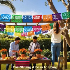 Vibrant 36 Ft Mexican Party Banner – Perfect for Cinco de Mayo Celebrations
