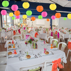Paper Lanterns Party Decorations, Hanging round Chinese Lanterns for Glow in the