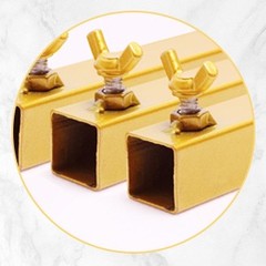 Round Backdrop Stand 8FT Gold Wedding Arch Metal Circle Balloon Arch Stand for