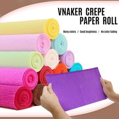 3 Rolls Brown Crepe Paper Sheet Heavy Papel Crepe Set 9.8 Inch x 8.2 FT