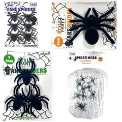 Mega Spider Halloween Decor Bundle Trick Or Treat Garden Home Decor