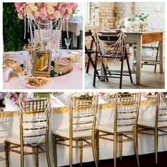 16 Pcs Wedding Pearl Bow Chair Decor Satin Ribbon Bows with Pearl Beaded Stri…