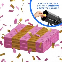 2.2lbs Pink Gold Paper Confetti Biodegradable Tissue Floating Party Decor