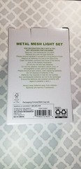 Pink Flamingo String Lights Metal Mesh LED Set 10 Lights Indoor Party CHIC Home