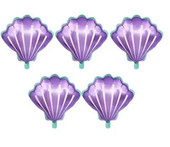 Mermaid Theme Birthday Party Decoration Plates Balloons Napkins cups tableware