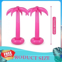 Hungdao 4 hot pink inflatable palm trees