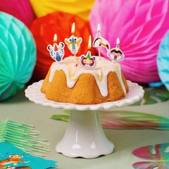 Talking Tables Party Animals Pack of 5, Wax Height 3cm, 1″, Mixed colors