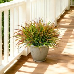 Ivydale 12Pcs Artificial 8 inches (D) x 3 (W) x 5 (H), Yellow