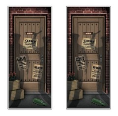 2Pack Speakeasy Door Cover, AllWeather Prohibition Era Hanging Decorations & …