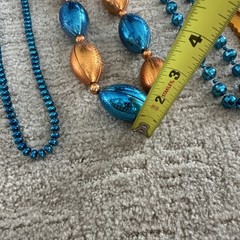 mardi gras beads Miami Dolphins Colors