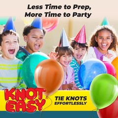 Knot Easy Balloon Tie Tool (5 Pack) – – Ties Knot Fast – Easy Balloons Tying …