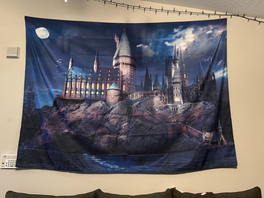 Harry Potter Backdrop ConQuest Journals Hogwarts Great Hall & Castle At Night