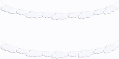 2 Pack Cloud Garland White Cloud Felt Banner Wall Decor Baby Shower Sky Theme…