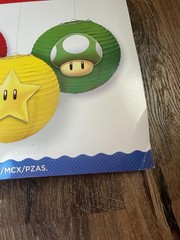 Nintendo Super Mario Party Lantern Set 3pc LOT OF 4