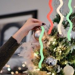 6 Pcs Paper Crepe Streamers Decorative Streamers for Christmas Birthday Party