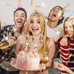 Memorable 17th Birthday Celebration Kit: Tiara, Sash, Balloons & Topper Included