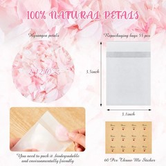 Biodegradable Confetti, Dried Hydrangea Flower Petals with Throw Me Stickers …