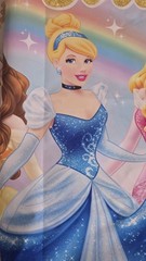 RARE HTF Authentic Classic Disney Princess Rainbow Birthday Photo Backdrop