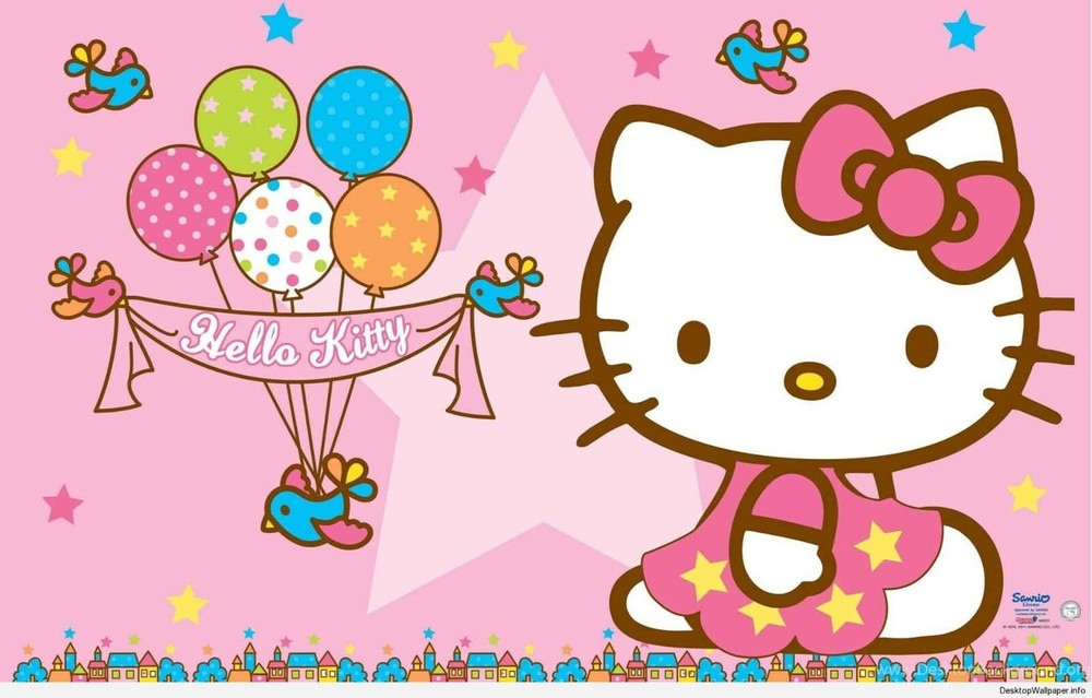 New Sanrio Hello Kitty Birthday Party Supplies Tableware & Decorations