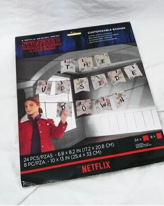 Amscan Stranger Things Customizable Banner Kit | 1 Pack