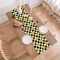 One Happy Dude Table Runner Smile Face 1St Birthday Party Decoration Baby Shower