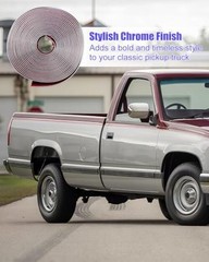 Chrome Side Body Trim Molding Compatible with Chevy GMC Tahoe Suburban 13 ft