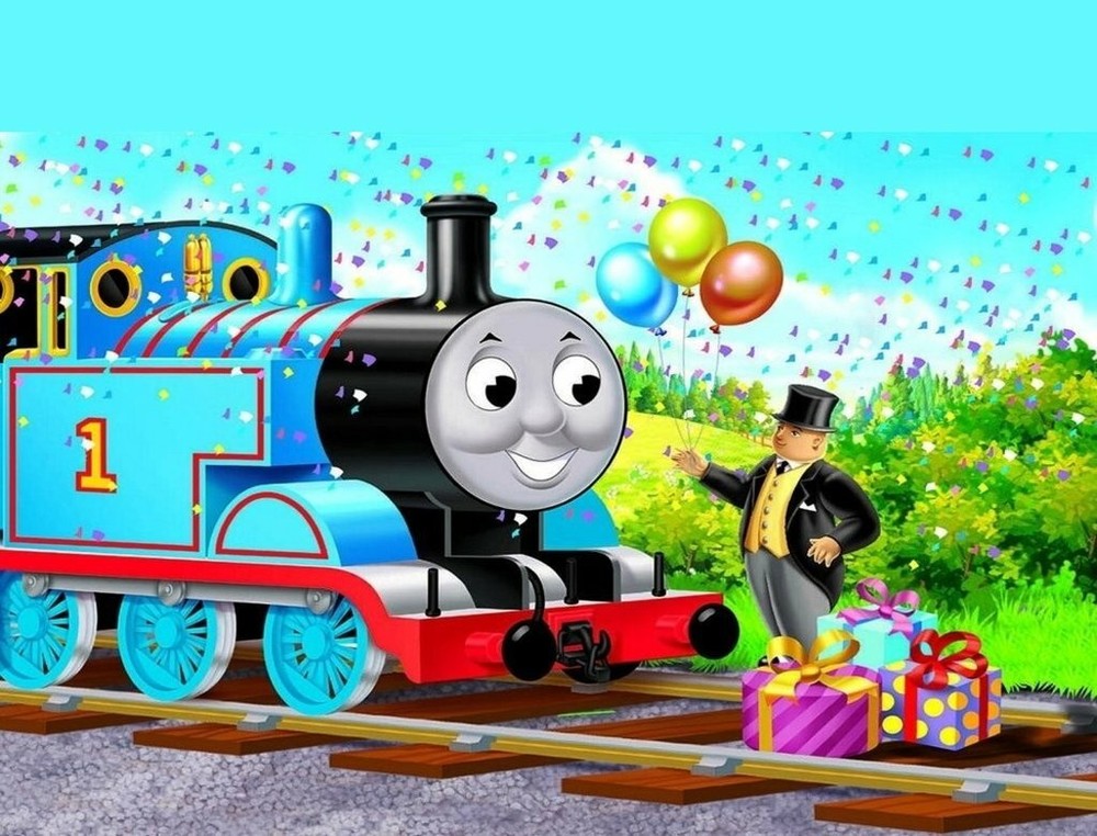 New Thomas The Train Birthday Party Supplies Tableware & Balloons Decorations