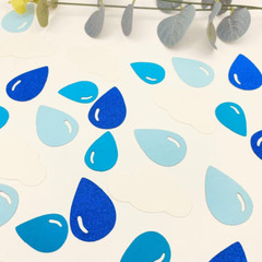 100PCS Cloud Raindrop Confetti for the Bride Is on Cloud 9 Bachelorette Party De