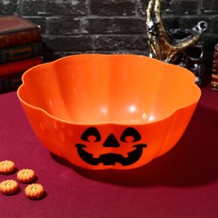 Fall Candy Bowl Halloween Salad Bowls Pumpkin Fruit for Parties Office