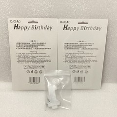 Snowflake Birthday Candles Set 7pc with Number 1 Candle Blue Silver Glitter