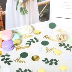 Sage Green Confetti, Wedding Table Decor, Bridal Shower Engagement