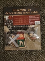 Medieval Party Birthday Table Decorating Kit 7pcs + Confetti Knight Harry Potter