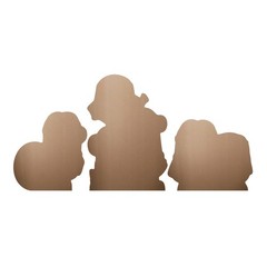 Minions Shelf Top Cardboard Cutouts Pack of 3 Mini Standees 27cm Tall