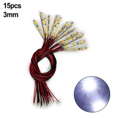 15pcs For Pre Wired White Strip Led For SMD LED Light Flexible 12V ~ 18V New