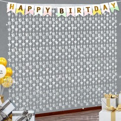 WenmthG 2 Pack Rose Gold 16th Birthday Party Decorations 3.3×6.6ft