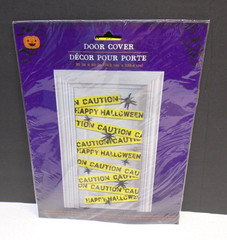 Halloween Caution Tape Door Cover Plastic 30″ x 60″ Decoration Party