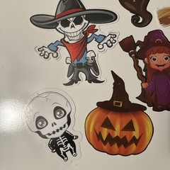 Halloween Mini Assorted Paper Cutouts 12 Count