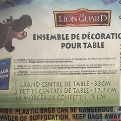 Disney The Lion Guard – Kit 17-Piece Birthday Centerpiece – Sealead