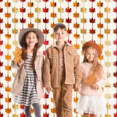 Thanksgiving Party Decorations 2Pack 3.3 x 6.6 ft Red Gold Orange Maple Leave…