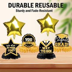 Graduation Decorations 2026 Themed Set – All-In-One Party Supplies with Backdrop