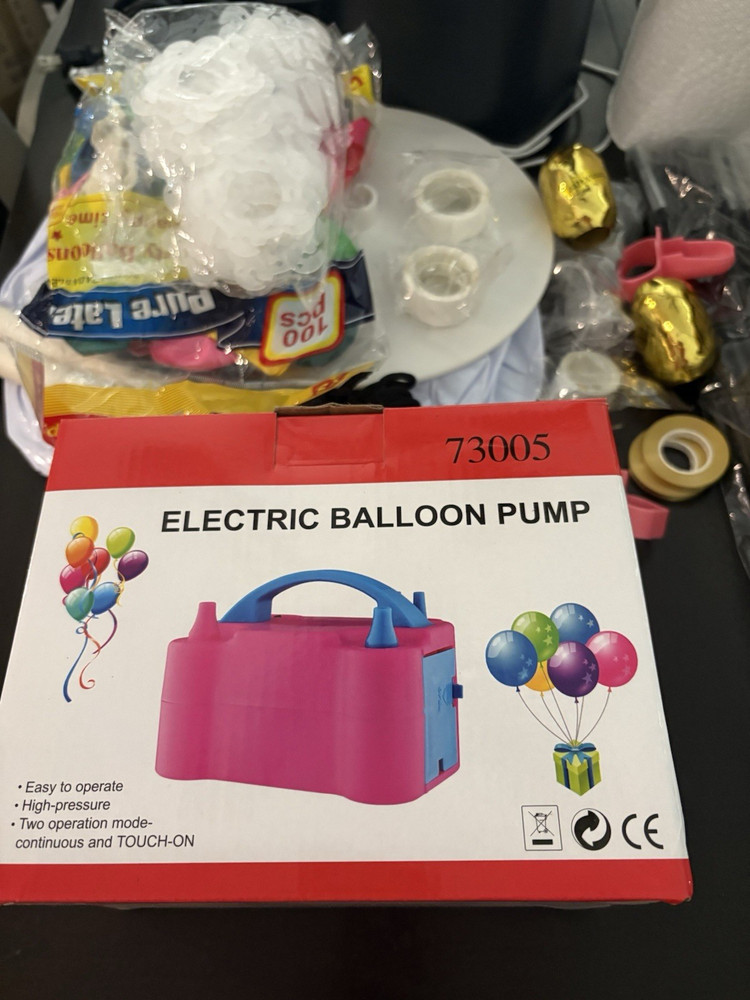 Balloon Arch Kit w/ Electric Balloon Pump, 9ft x 10ft, 100pc, MPN 73005