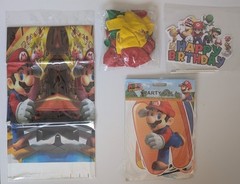 NEW Super Mario Bros. Game Theme Birthday Party Decorations Set.21PCS, MB+TS