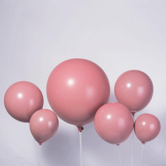 Chrome Blue Double-Stuffed Balloons Different Sizes 52 PACK 18+10+5 Inch Metalli