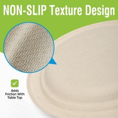 6 Inch Small Paper Plates Disposable – Biodegradable Compostable Appetizer Pl…