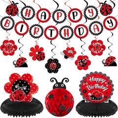 Ladybug Honeycomb Centerpiece Pack