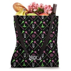 Wicked Broomsticks & Wands All Over Print Tote Bag 16 inches