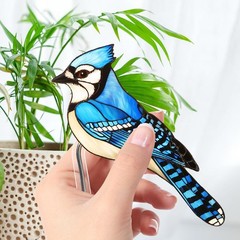 Fun for acrylic Bird Pot Decor for Whimsical Garden Accents and Plant