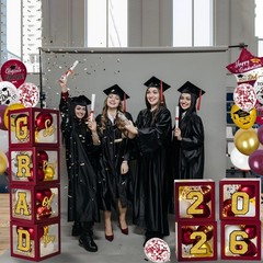 Graduation Decorations Class of 2026 – Maroon and Gold Graduation Decorations…