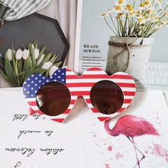 American Flag Glasses 8pcs, Fourth 4th of July Party Accessories, USA Veteran…