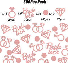 Bridal Shower Table Glitter Bride Confetti Bachelorette Party Decorations | 300P